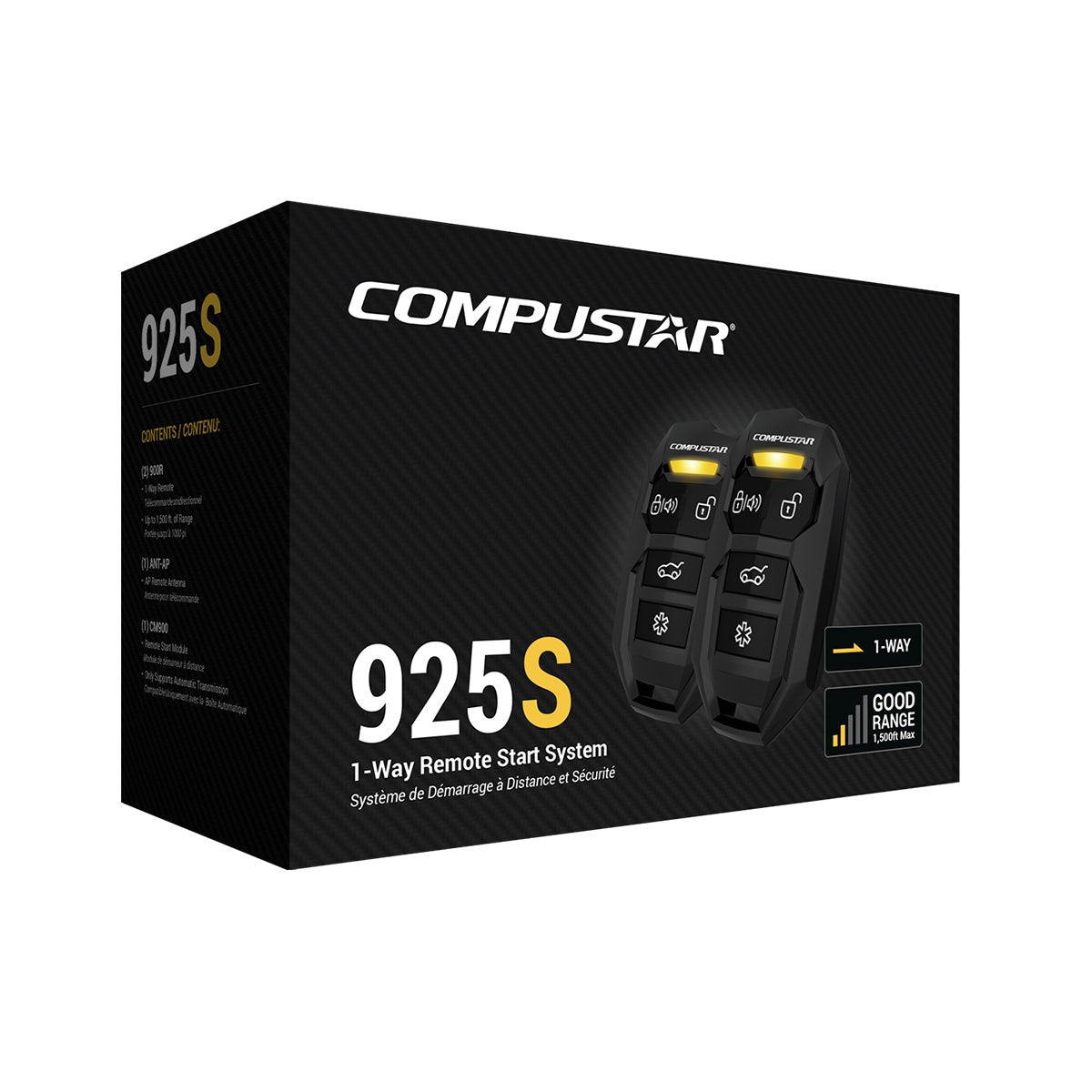 Compustar CS925S-PKG All-in-One Remote Start Bundle with 1500 Foot Range-Car Toys