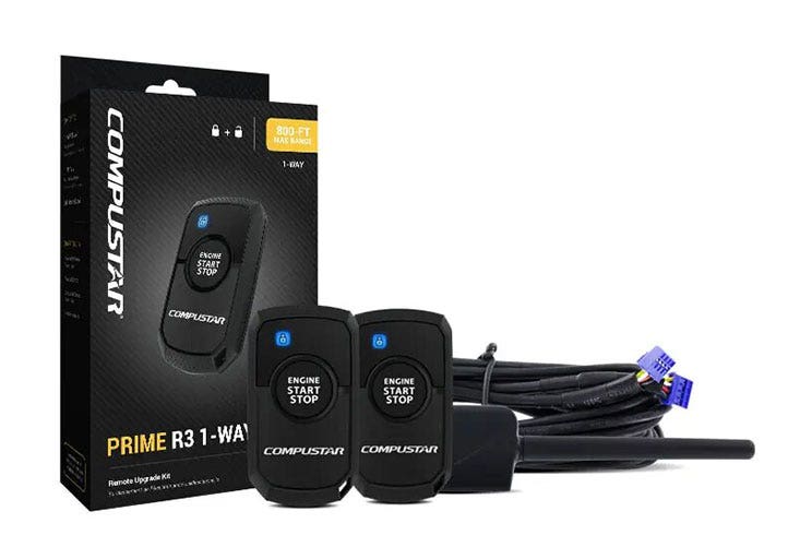 Compustar CSRSR3AP 1-Way Remote Start with 1000' Max Range-Car Toys