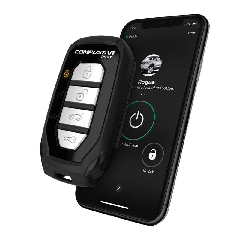 Compustar CSRSWG15F 2-Way Remote Start with 3000 Foot Range and LTE Connectivity-Car Toys