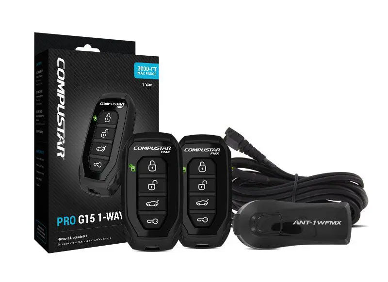 Compustar RF-P1WG15-FM 1-Way Remote Package - 3000 Foot Range-Car Toys