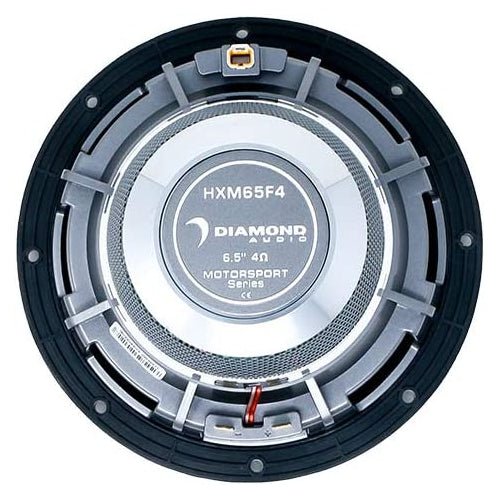 Diamond Audio HXM65F4 Flush Mount Motorcycle/Motorsport LED Speakers, 6.5", 250W-Car Toys