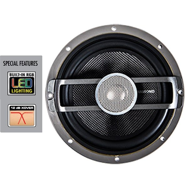 Diamond Audio HXM8 8 Inch Motorsport Marine Coaxial Speaker System-Car Toys