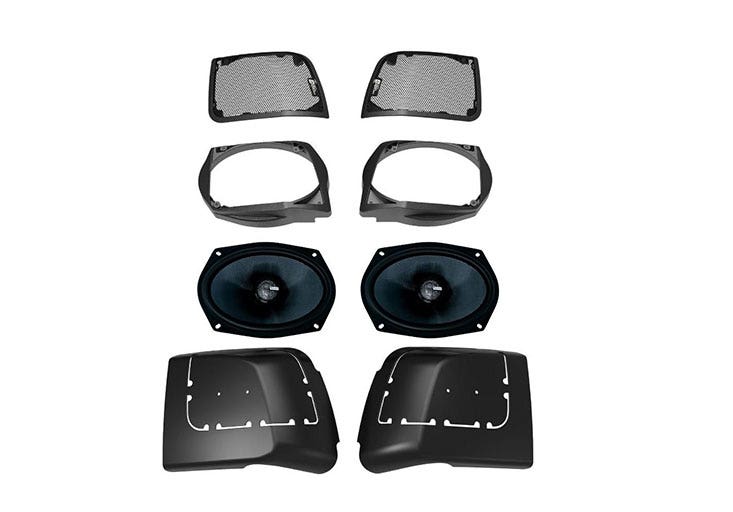 Diamond Audio MSMS694LK 2014+ Harley Davidson Cut in Lid Kit with MS69CX 6x9 Speakers-Car Toys