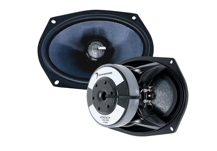 Diamond Audio MSMS694LK 2014+ Harley Davidson Cut in Lid Kit with MS69CX 6x9 Speakers-Car Toys