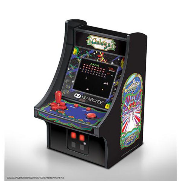 DreamGear DG-DGUNL-3222 6-Inch Collectible Regro Galaga Micro Game Cabinet-Car Toys