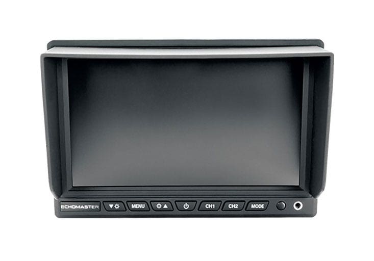 Echomaster PMON-7022-AHD 7 AHD Monitor With 2 HD Video Inputs-Car Toys