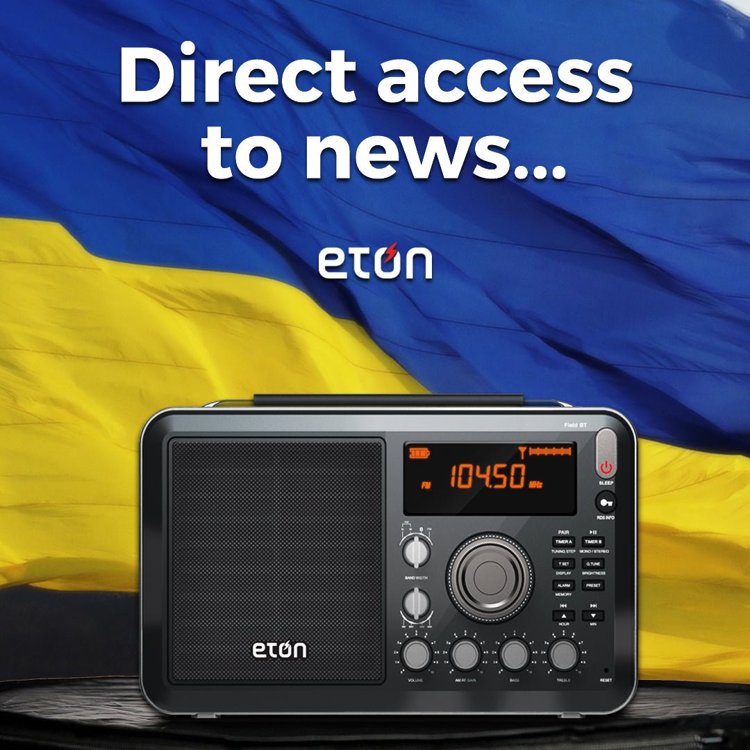 Eton Elite Field AM/FM/Shortwave Desktop Radio w Bluetooth, AC or Battery Power-Car Toys