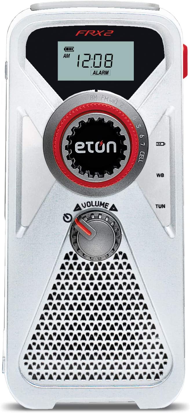 Eton FRX2 AM/FM/NOAA Weather Radio with Hand Turbine Phone Charger and Flashlight-Car Toys