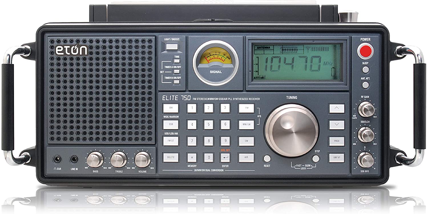 Eton NELITE750 Elite 750 AM/FM/LW/VHF/Shortwave Single Side Band SSB Radio-Car Toys