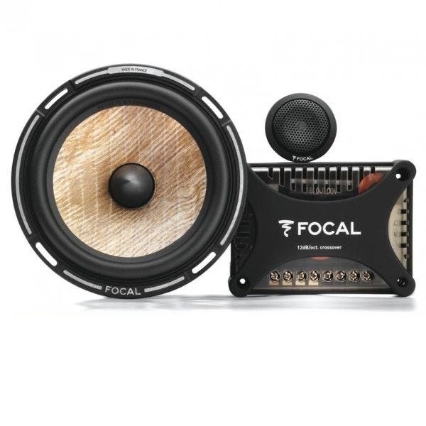 Focal PS 165 FX Flax Cone 6.5 Inch 2-way Component Speaker Kit High Power-Car Toys