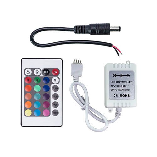 Heise HE-RFRGBC-1 16 Color RGB RF Control Unit-Car Toys