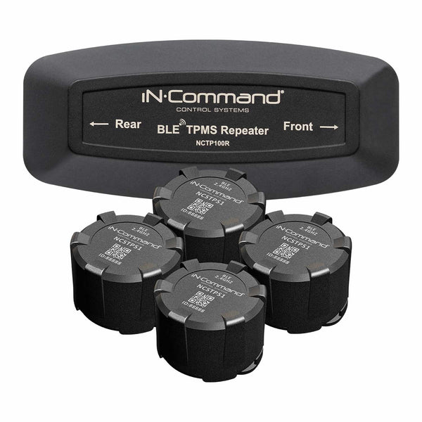 iN-Command NCTP100 Tire Pressure Monitoring System, 4 BT Sensors, App Enabled-Car Toys