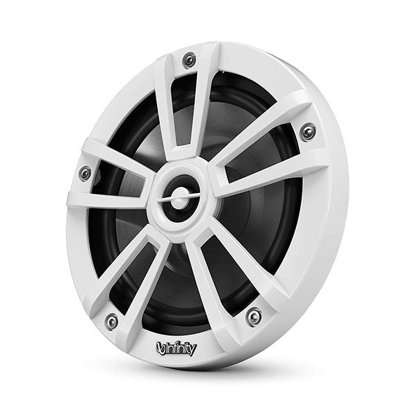 Infinity 622MW 6.5" Marine Powersports WP Coaxial Speakers, LED Lighting, 225W-Car Toys