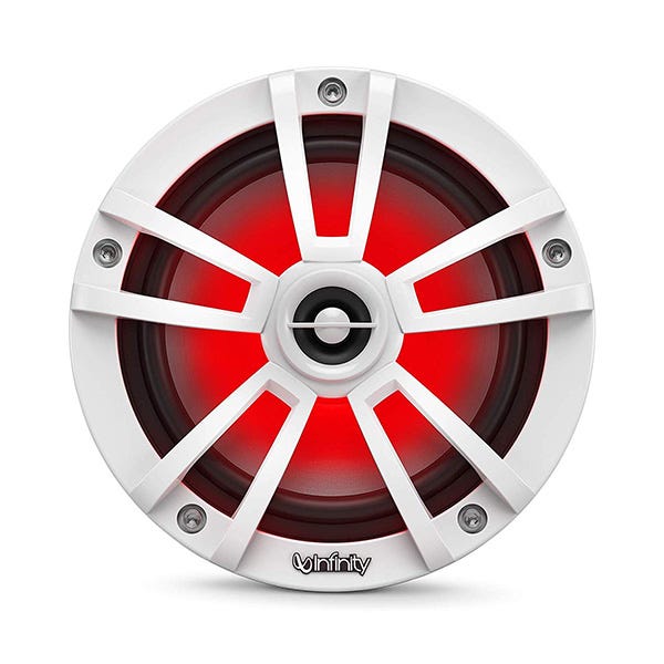 Infinity 622MW 6.5" Marine Powersports WP Coaxial Speakers, LED Lighting, 225W-Car Toys