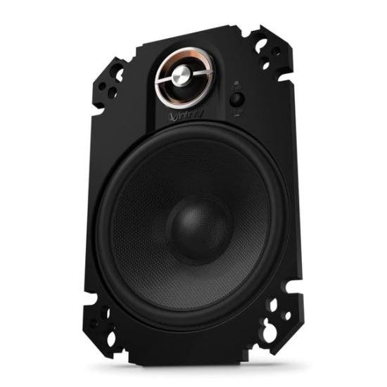 Infinity Kappa 64CFX 4x6 Inch 2-Way Plate Speaker System-Car Toys