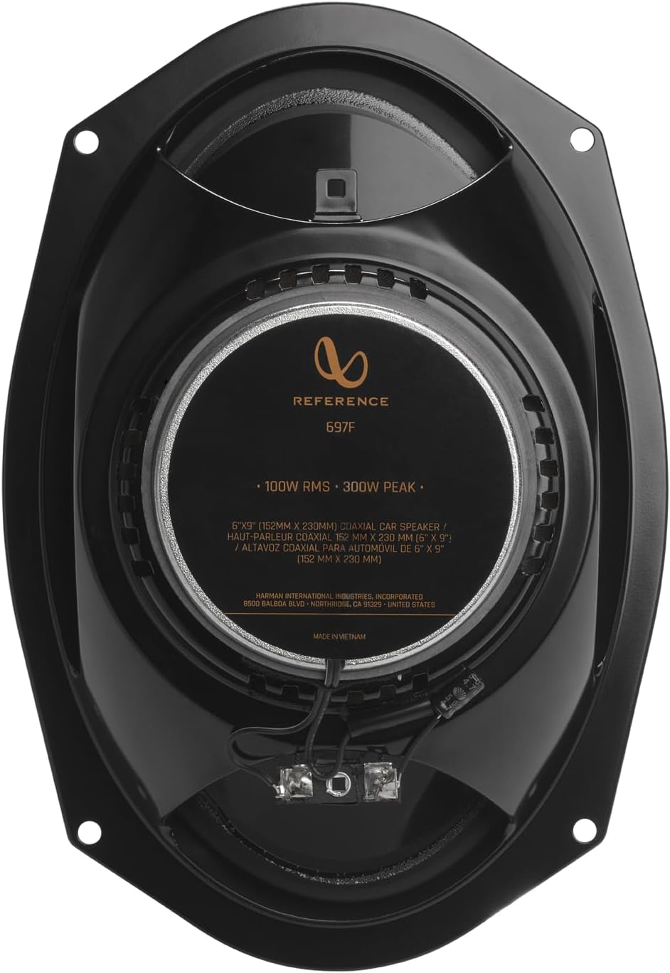 Infinity REF697F Reference Series 6x9 Coaxial Speaker Pair-Car Toys