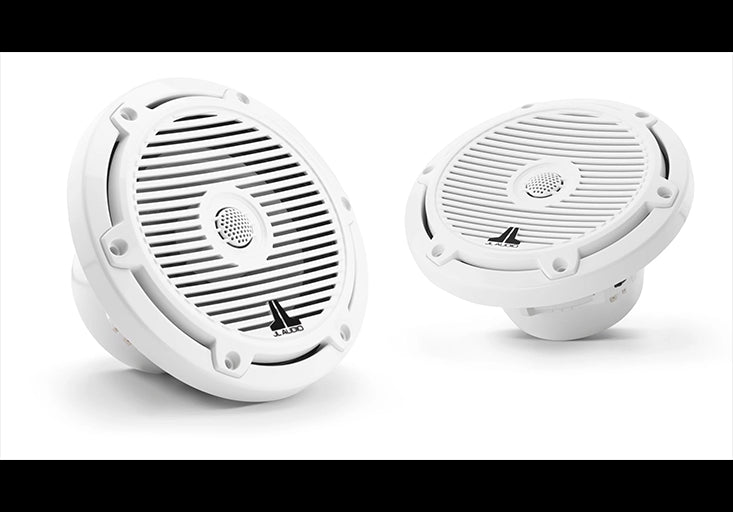 JL Audio M3-650X-C-Gw 6.5" Marine Coaxial Speakers - Gloss White-Car Toys