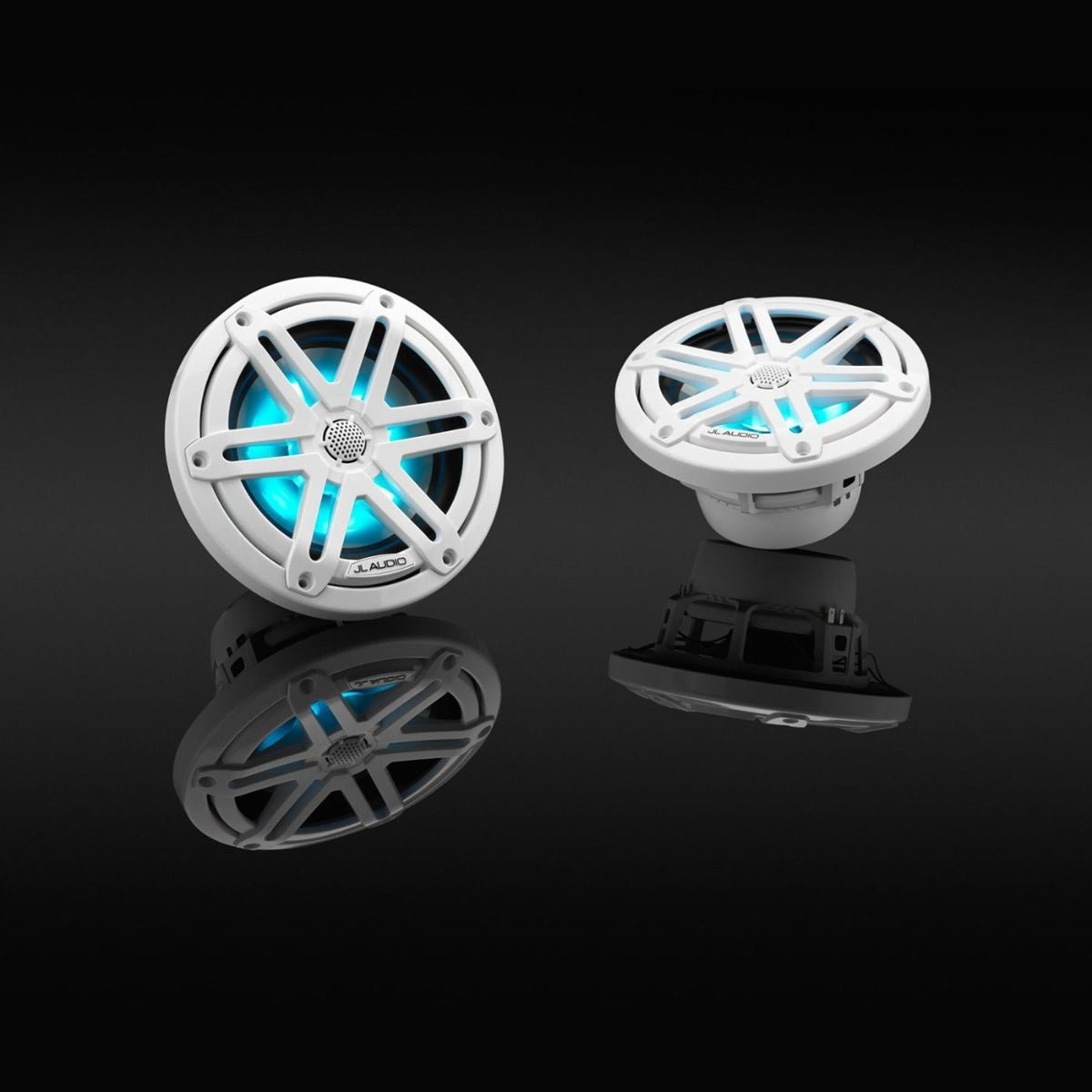 JL Audio M3 650X S GW I 6.5 Inch Marine Speakers with RGB LED Lighting-Car Toys