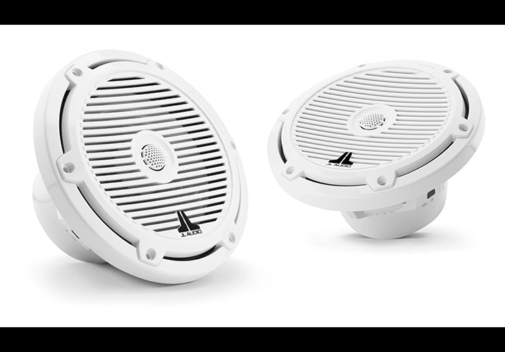 JL Audio M3-770X-C-Gw 7.7" Gloss White Marine Coaxial Speaker Pair-Car Toys