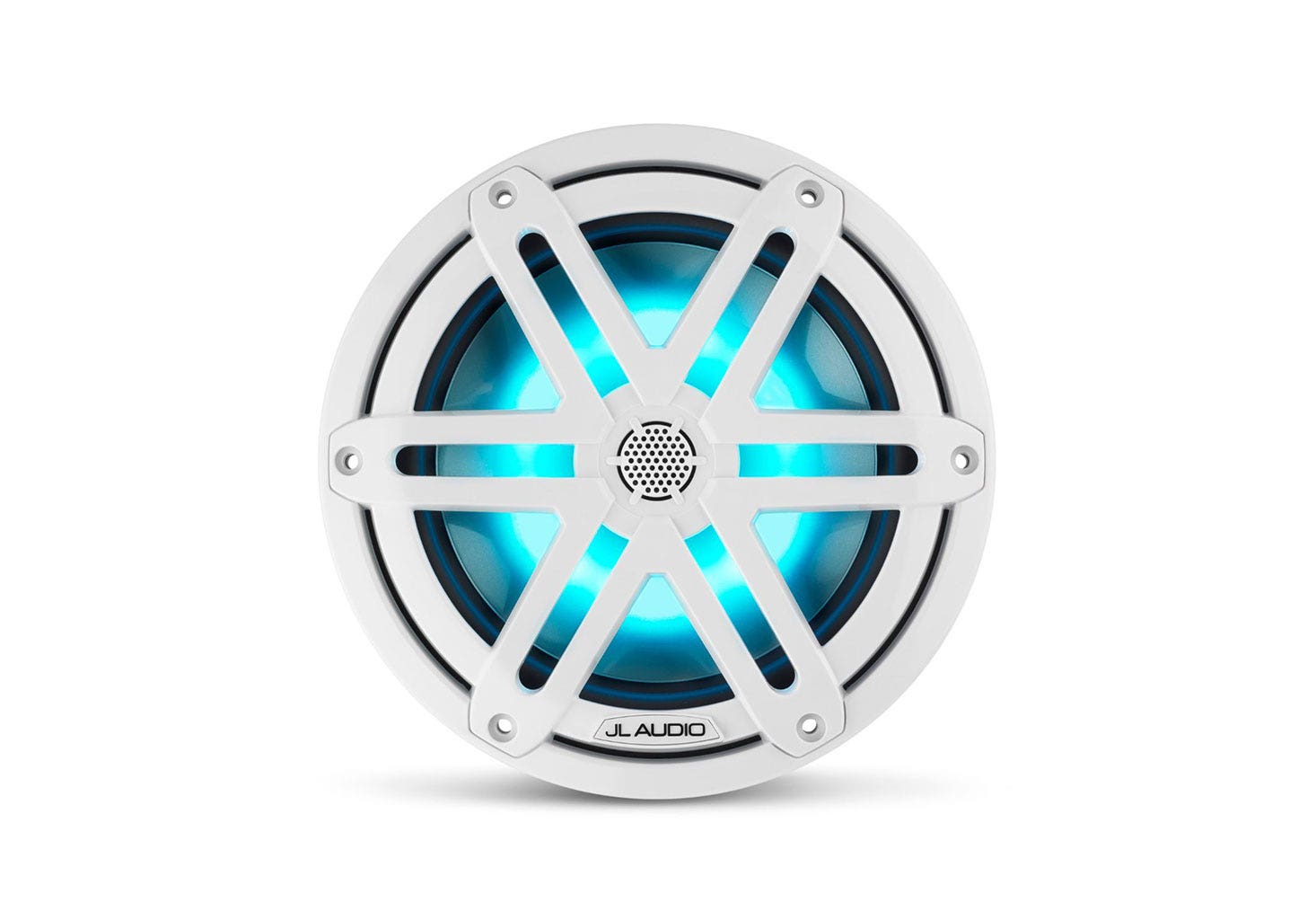 JL Audio M3-770X-S-Gw-i 7.7" Marine Coaxial Speakers RGB LED Lighting White Sport Grilles-Car Toys