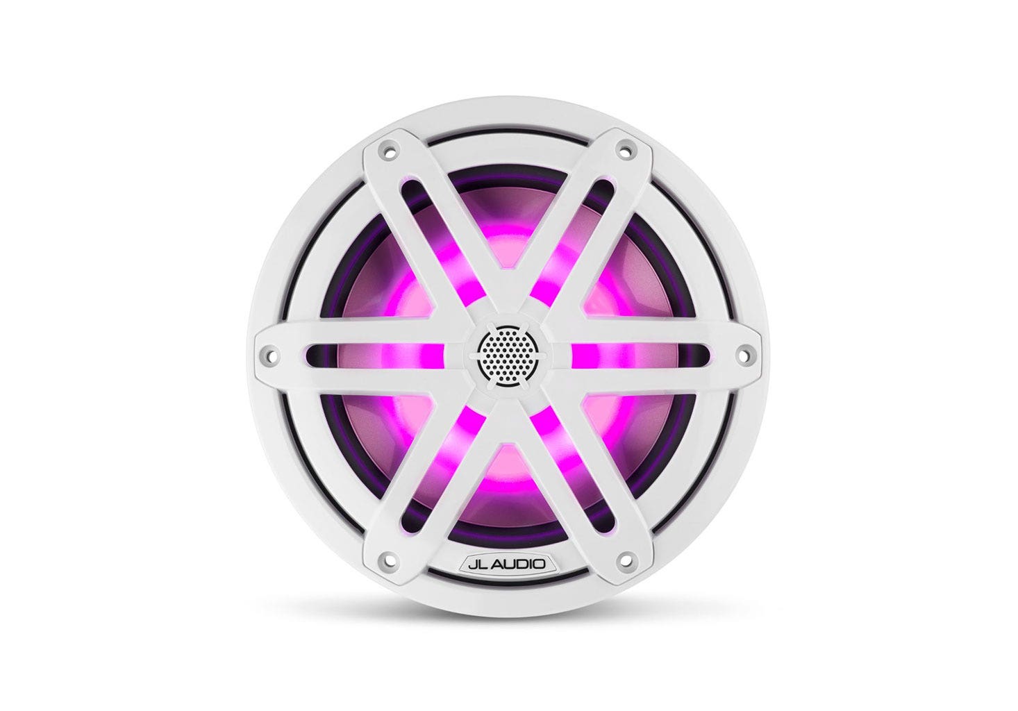 JL Audio M3-770X-S-Gw-i 7.7" Marine Coaxial Speakers RGB LED Lighting White Sport Grilles-Car Toys