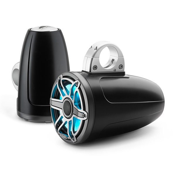 JL Audio M6-770ETXv3-Sb-S-GmTi-i 7.7-inch (196 mm) Enclosed Tower Coaxial System-Car Toys