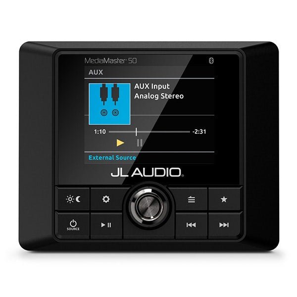 JL Audio MM50 MediaMaster Weatherproof Marine Source Unit with Full Color LCD Display-Car Toys