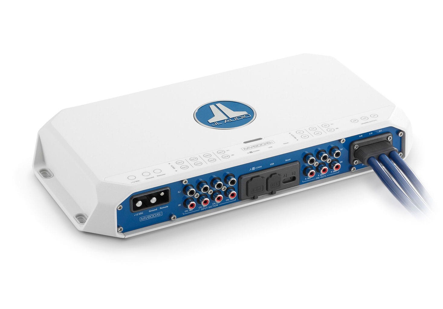 JL Audio MV600/6i 6 Channel Marine Amplifier with Integrated DSP-Car Toys