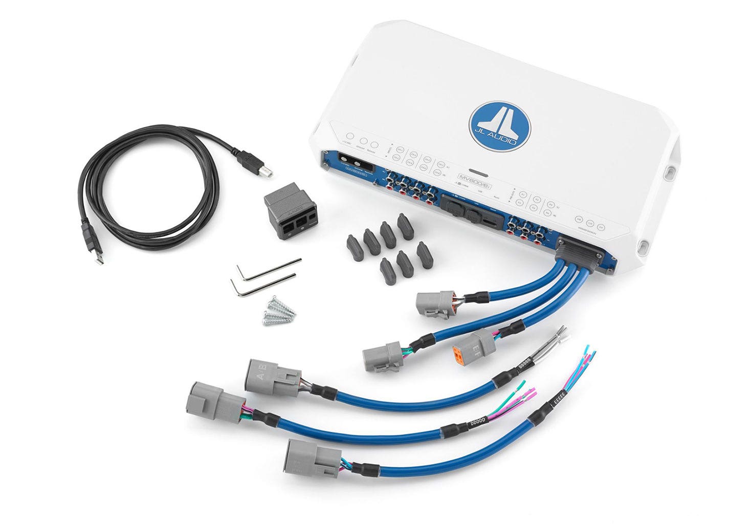 JL Audio MV600/6i 6 Channel Marine Amplifier with Integrated DSP-Car Toys