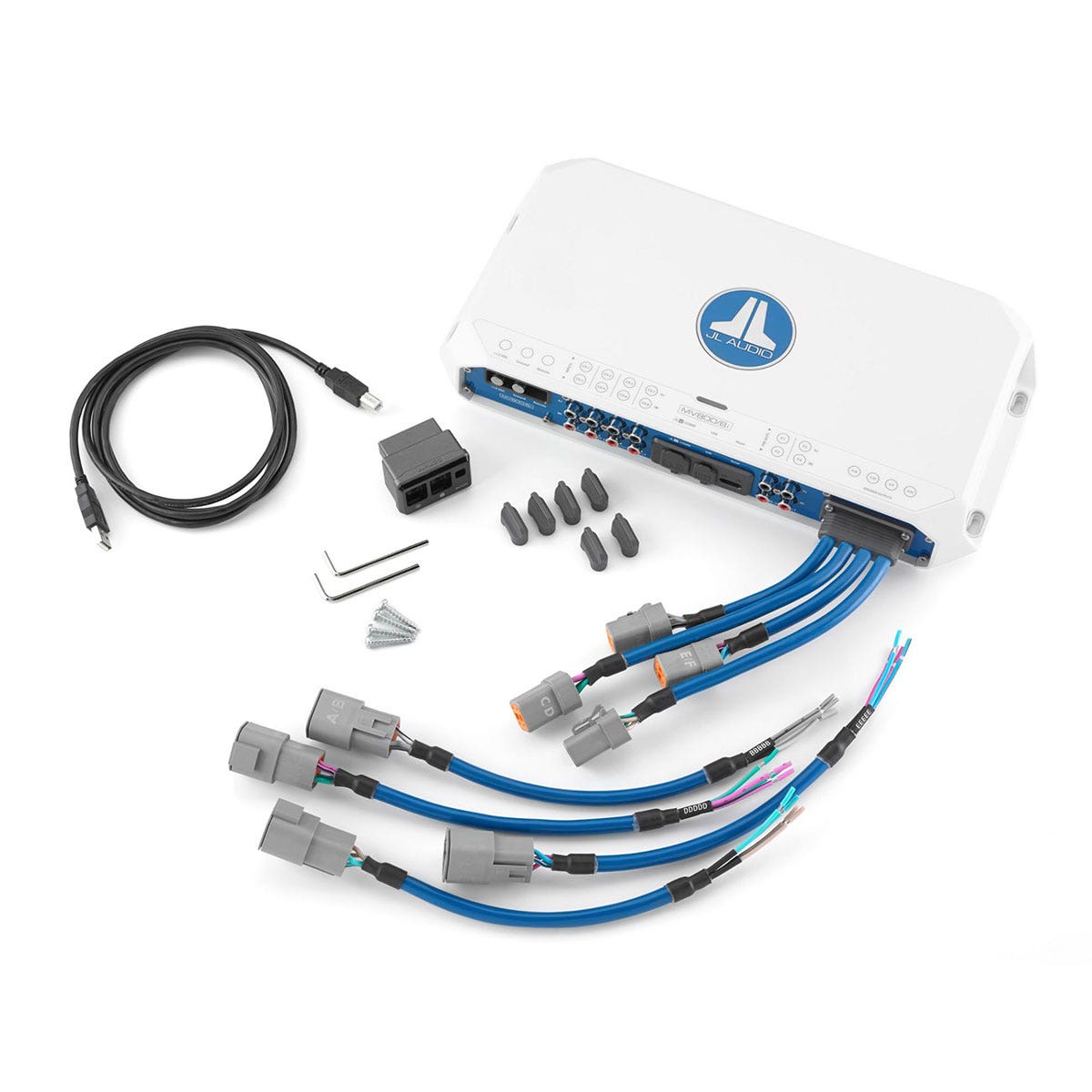 JL Audio MV800/8i 8 Chammel Full-Range Marine Amplifier with Integrated DSP-Car Toys