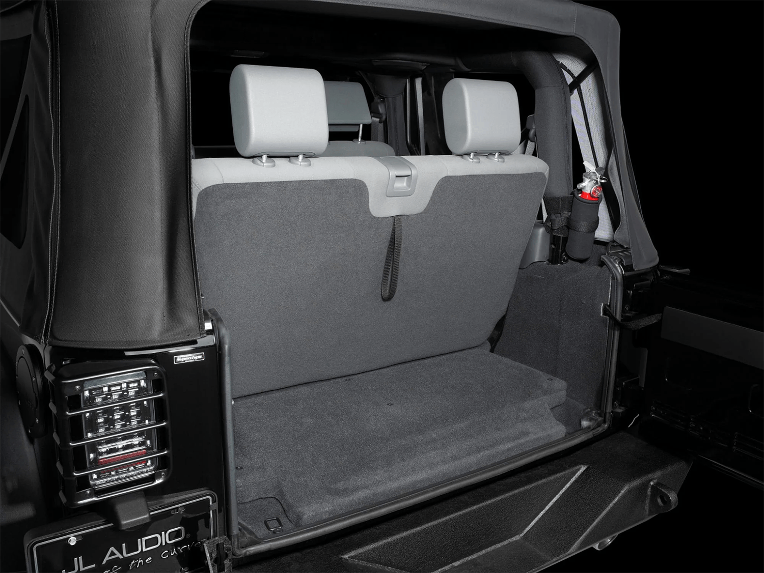 Jl Audio SB-J-JK2DR/10W1v3/BK Stealthbox® for 2007-2017 Jeep Wrangler 2dr - Black-Car Toys