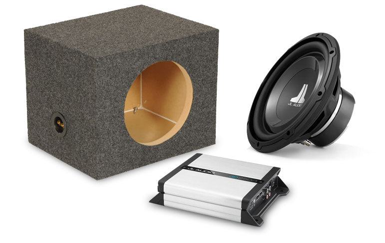 JL Audio Single 10" Subwoofer Bass Package - PPJLA13-Car Toys