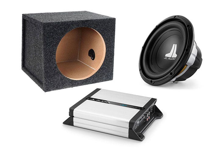 JL Audio Single 10" Subwoofer Bass Package - PPJLA2-Car Toys