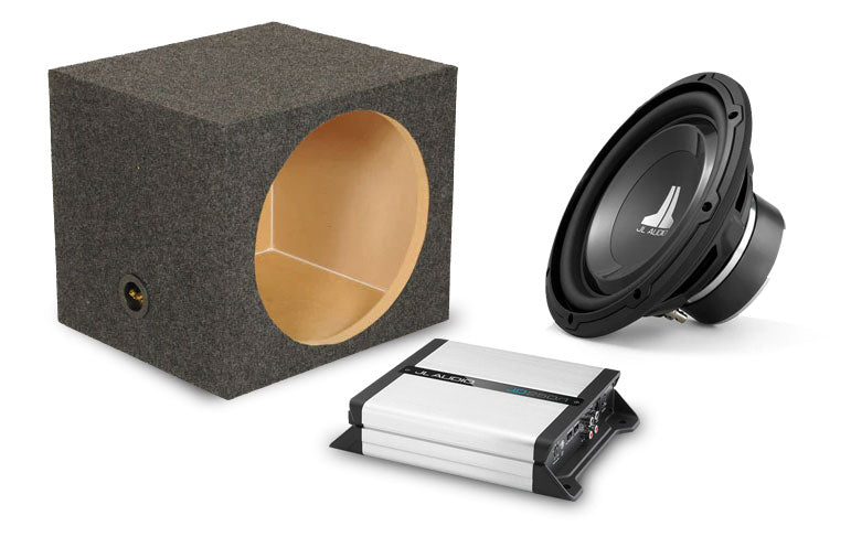 JL Audio Single 12" Subwoofer Bass Package - PPJLA14-Car Toys