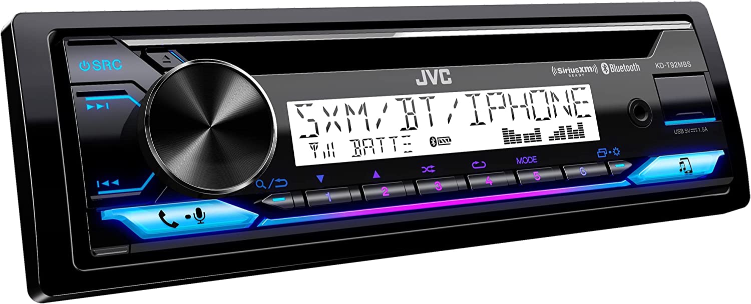 JVC KD-T92MBS Marine Powersport CD Audio Receiver 50W x 4 Bluetooth/USB/DSP-Car Toys