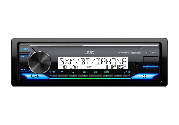 JVC KD-X37MBS Marine Digital Media Receiver with Bluetooth and Amazon Alexa-Car Toys