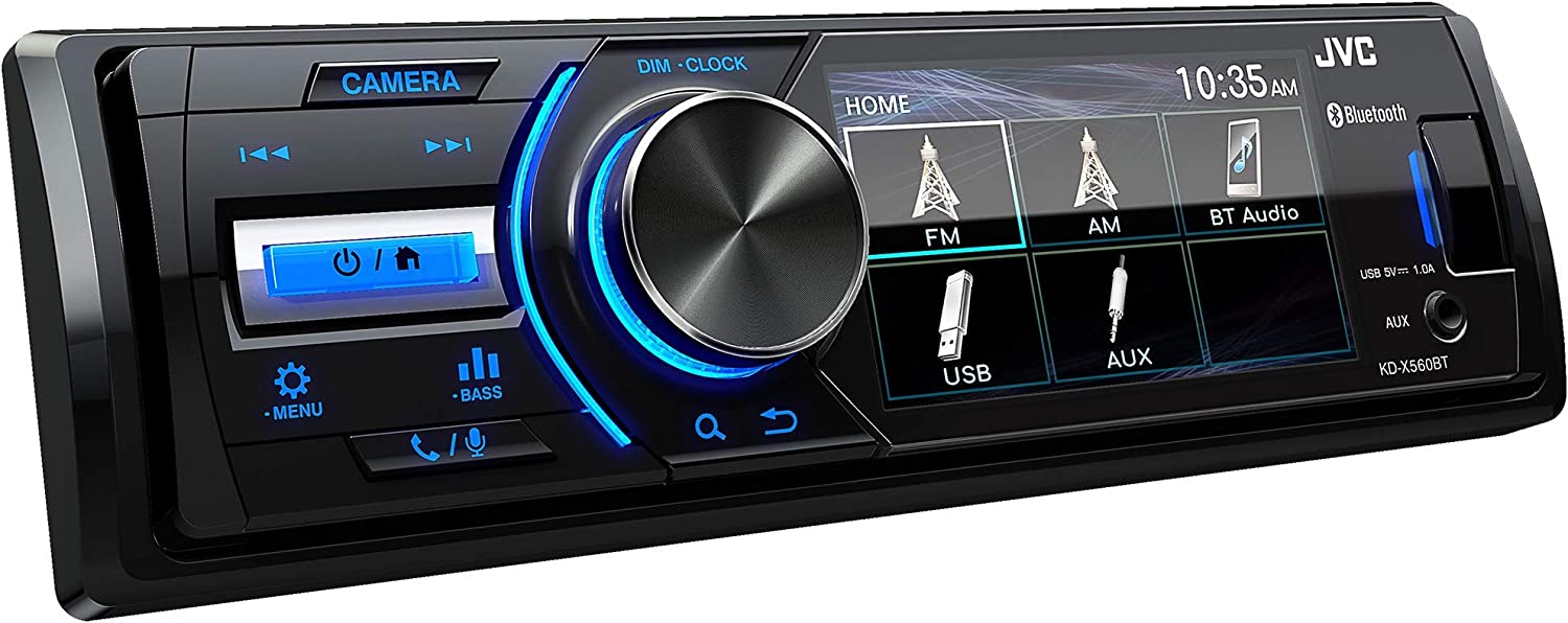 JVC KD-X560BT Marine Powersports Audio Media Receiver, 45W x 4, Bluetooth, DSP-Car Toys