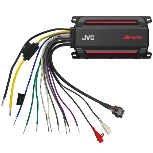 JVC KS-DR2104DBT Marine Powersport 4-Ch Amplifier w/Bluetooth Controller 50W x 4-Car Toys