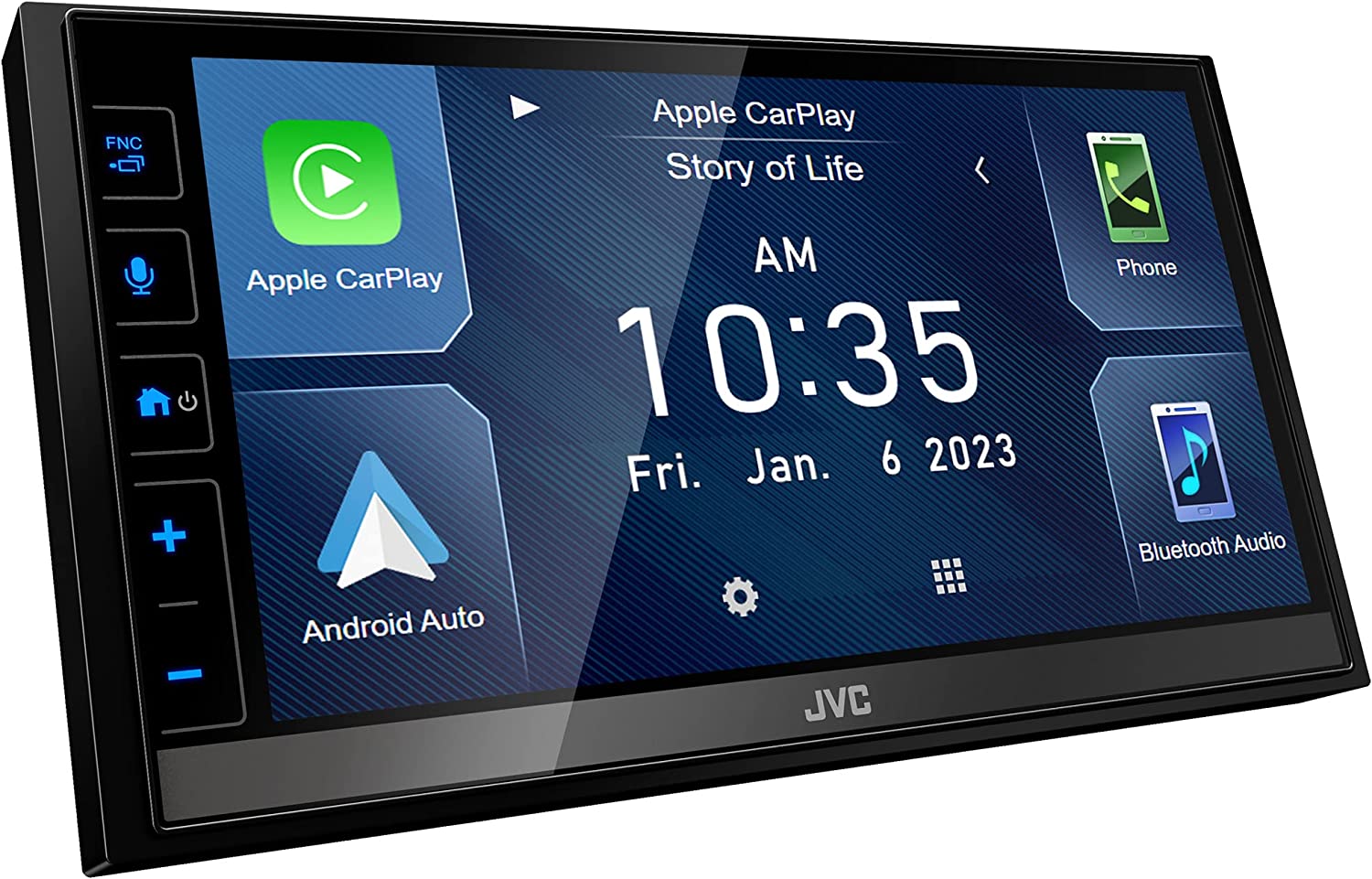 JVC KW-M780BT 2-DIN Car Stereo, Apple CarPlay & Android Auto Maestro & SXM Ready-Car Toys