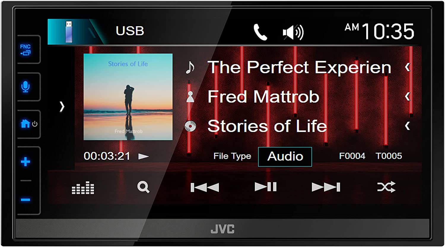 JVC KW-M780BT 2-DIN Car Stereo, Apple CarPlay & Android Auto Maestro & SXM Ready-Car Toys