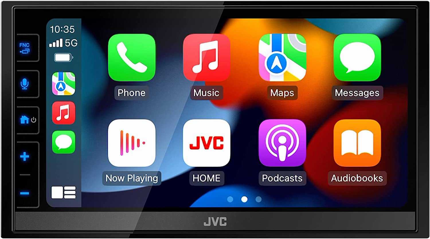 JVC KW-M785BW 2-DIN Car Stereo, Wireless Apple CarPlay/AA, Maestro & SXM Ready-Car Toys