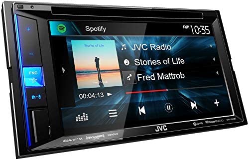 JVC KW-V25BT 6.2" WVGA Bluetooth Car Stereo Receiver SiriusXM Ready CD Head Unit-Car Toys