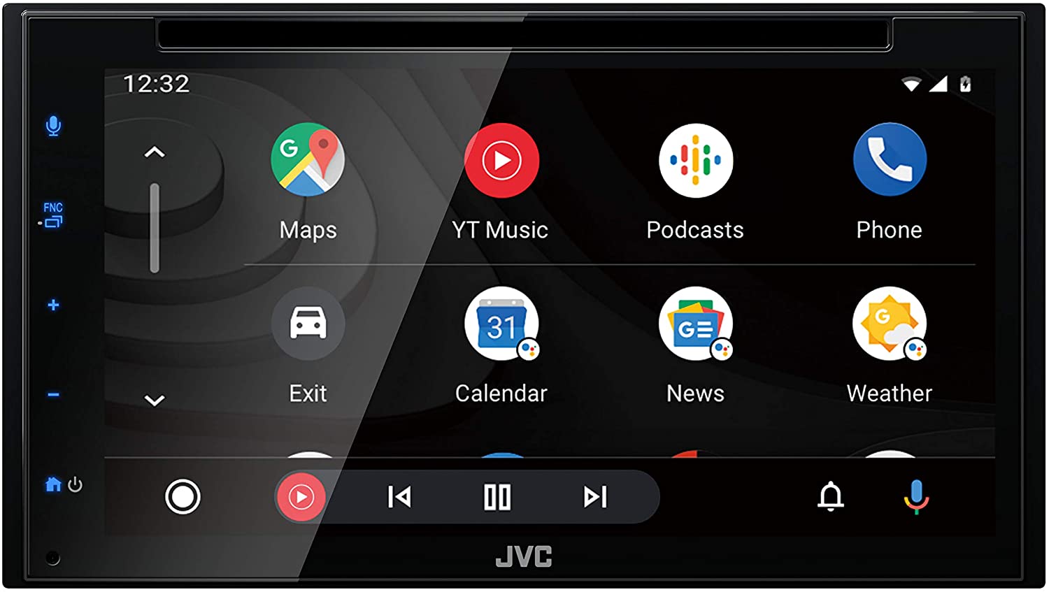 JVC KW-V660BT Head Unit, Apple CarPlay Android Auto Car Stereo, DVD/CD Receiver-Car Toys