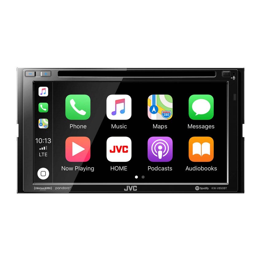 JVC KW-V850BT 6.8" DVD/Media Receiver with Apple CarPlay and Android Auto-Car Toys