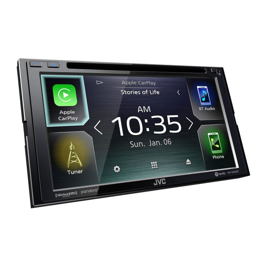 JVC KW-V850BT 6.8" DVD/Media Receiver with Apple CarPlay and Android Auto-Car Toys