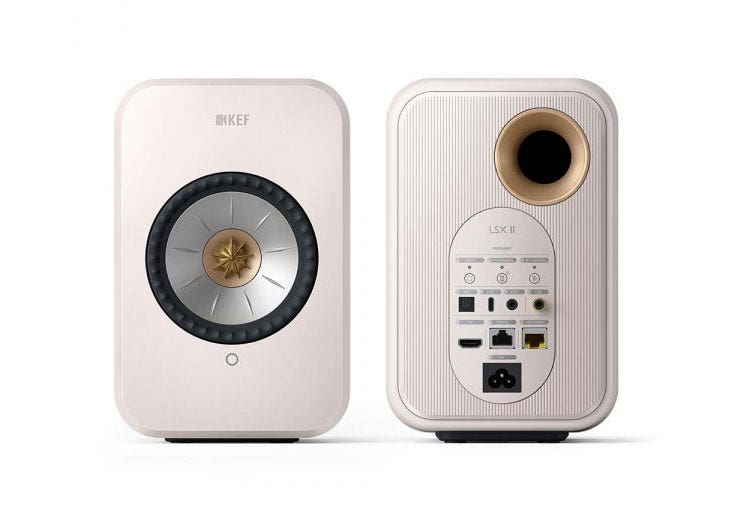 KEF LSX II Bookshelf Speaker Pair - White-Car Toys