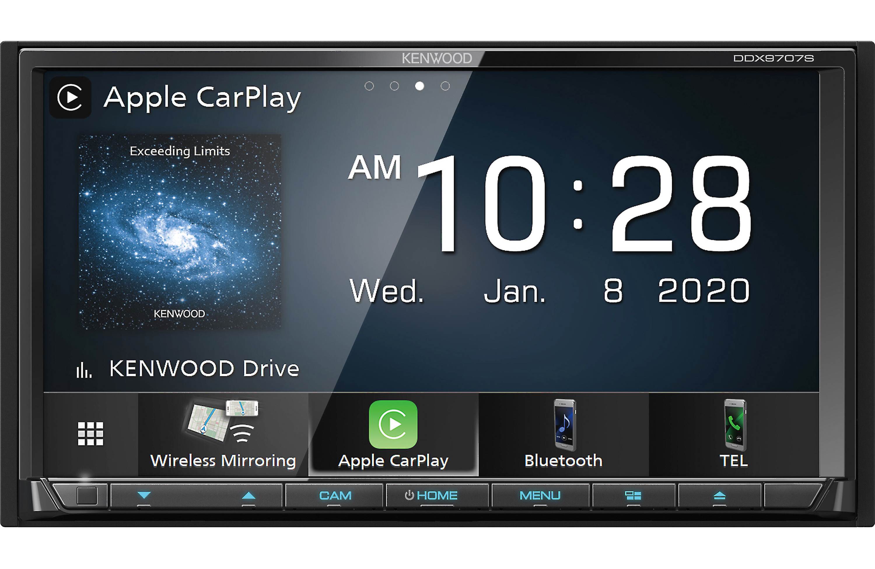 Kenwood DDX9707S 6.95" DVD Receiver with Wireless Apple CarPlay/Android-Car Toys