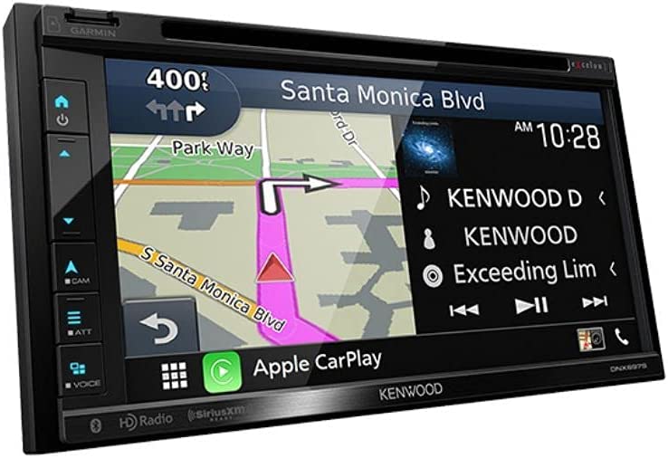 Kenwood DNX697S 6.8" CD/DVD Receiver with Apple CarPlay, Android Auto and Navigation-Car Toys