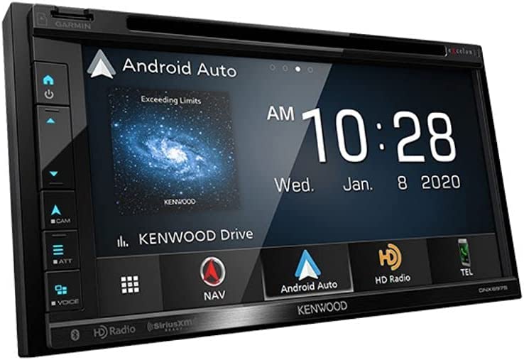 Kenwood DNX697S 6.8" CD/DVD Receiver with Apple CarPlay, Android Auto and Navigation-Car Toys