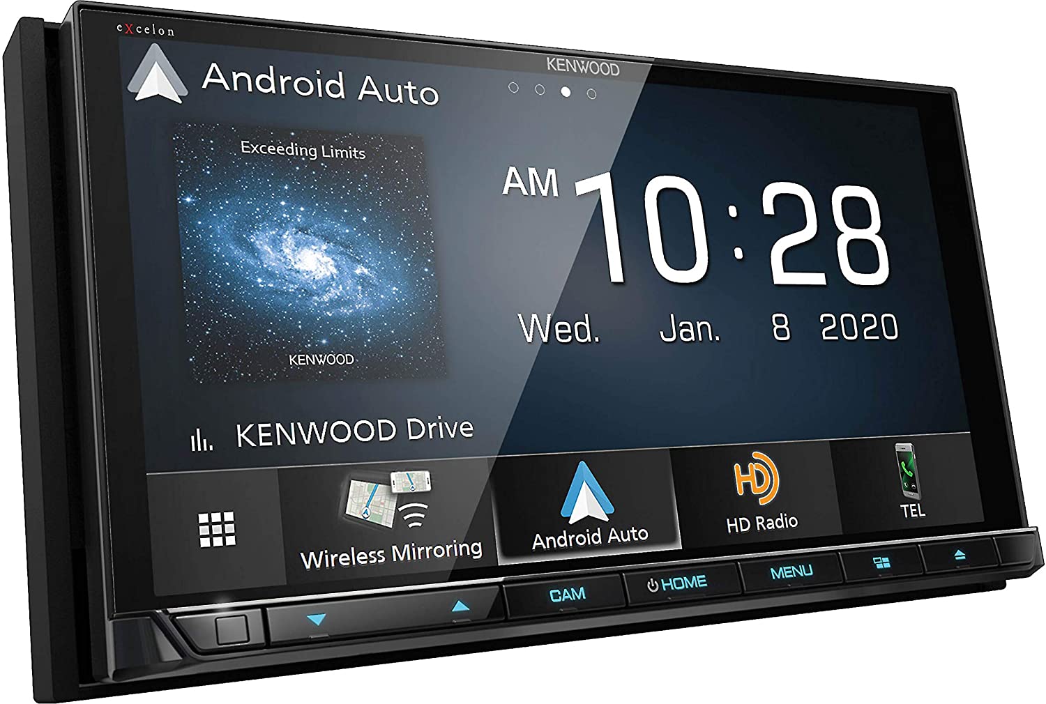 Kenwood eXcelon DDX9907XR Wireless Apple CarPlay/AA Car Stereo, CD/DVD, HD Radio-Car Toys